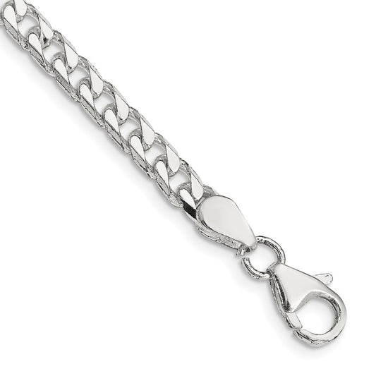 Sterling Silver Polished 5mm Curb Chain QFC147-8