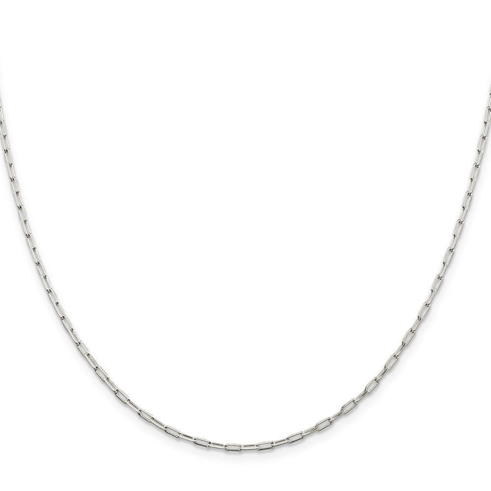 Sterling Silver 2mm Elongated Open Link ChainQFC156