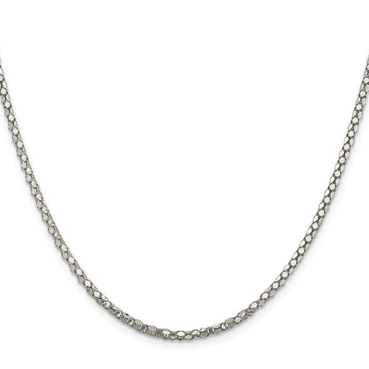 Sterling Silver 2.5mm Popcorn ChainQFC161