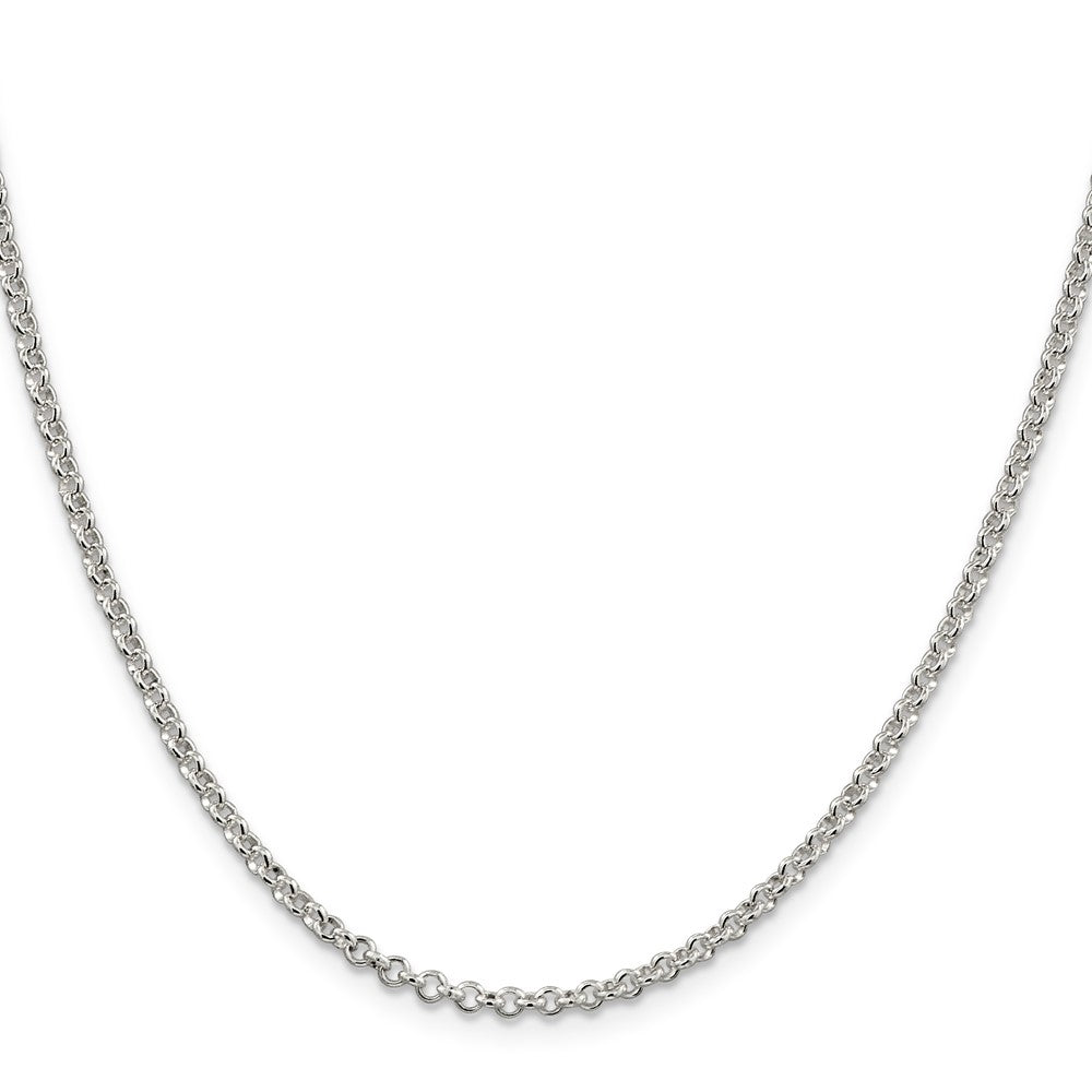 Sterling Silver 2.8mm Rolo ChainQFC2