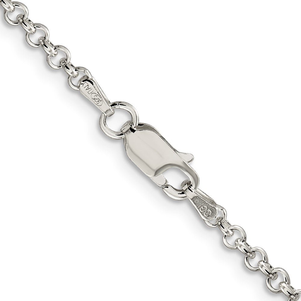 Sterling Silver 2.8mm Rolo ChainQFC2
