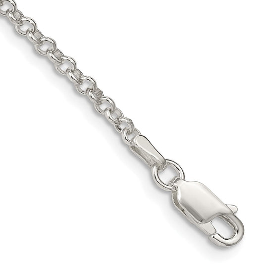 Sterling Silver 2.8mm Rolo Chain QFC2-8