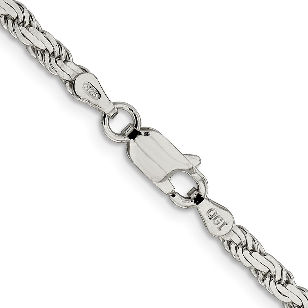 Sterling Silver 3.1mm Flat Rope ChainQFC204