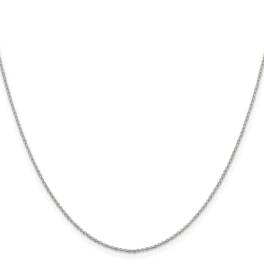 Sterling Silver 1.1mm Rolo ChainQFC205