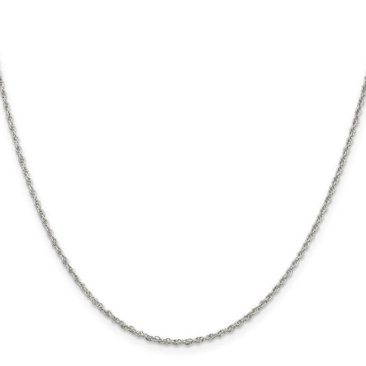 Sterling Silver 1.6mm Loose Rope ChainQFC207