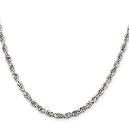 Sterling Silver 3.8mm Loose Rope ChainQFC208