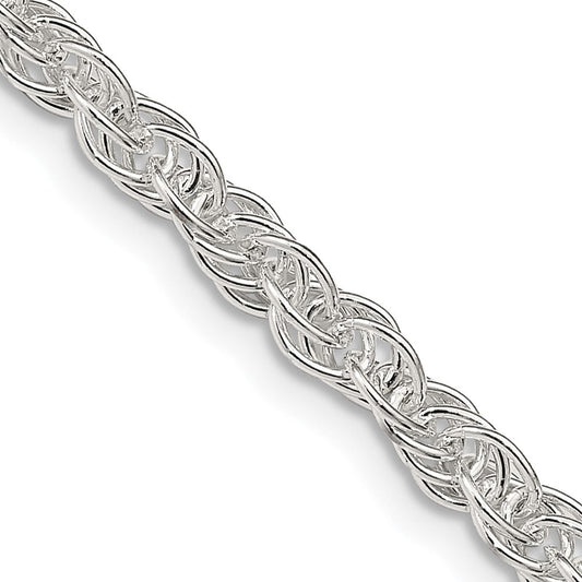 Sterling Silver 3.8mm Loose Rope ChainQFC208