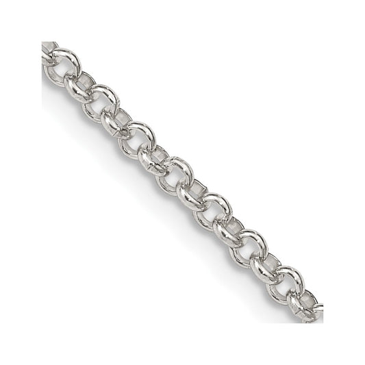 Sterling Silver 2.8mm Rolo ChainQFC2