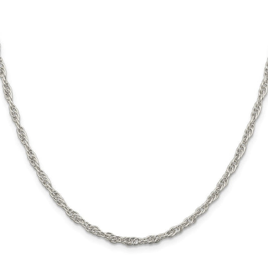 Sterling Silver 2.75mm Loose Rope ChainQFC44