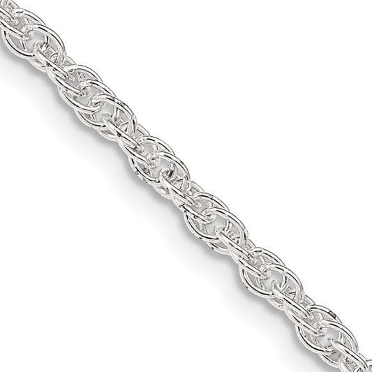 Sterling Silver 2.5mm Loose Rope ChainQFC45