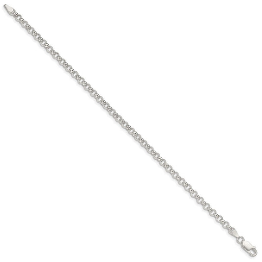Sterling Silver 4mm Rolo Chain QFC5-8
