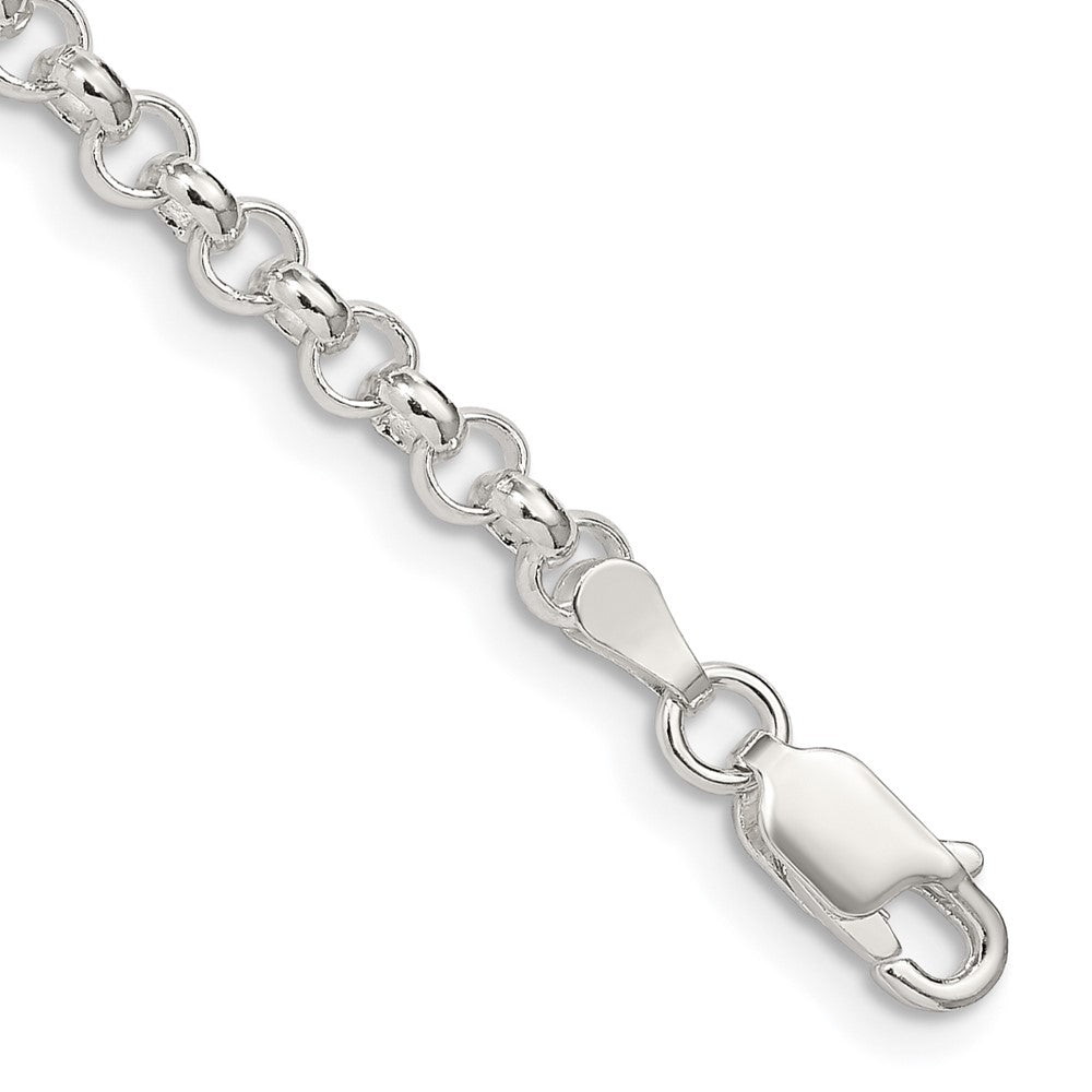Sterling Silver 4mm Rolo Chain QFC5-8