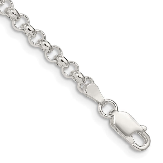 Sterling Silver 4mm Rolo Chain QFC5-8