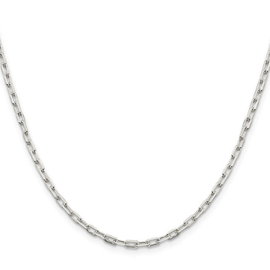 Sterling Silver 2.75mm Elongated Open Link ChainQFC52
