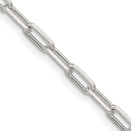 Sterling Silver 3.25mm Elongated Open Link ChainQFC53