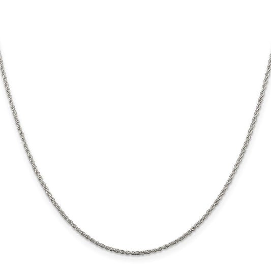 Sterling Silver 1.3mm Loose Rope ChainQFC67