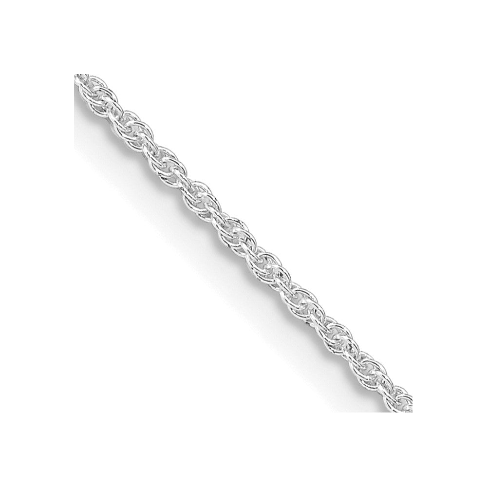 Sterling Silver Rhodium-plated 1.3mm Loose Rope ChainQFC67R