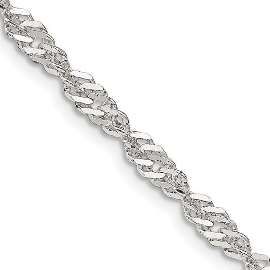 Sterling Silver 3.5mm Singapore ChainQFC71