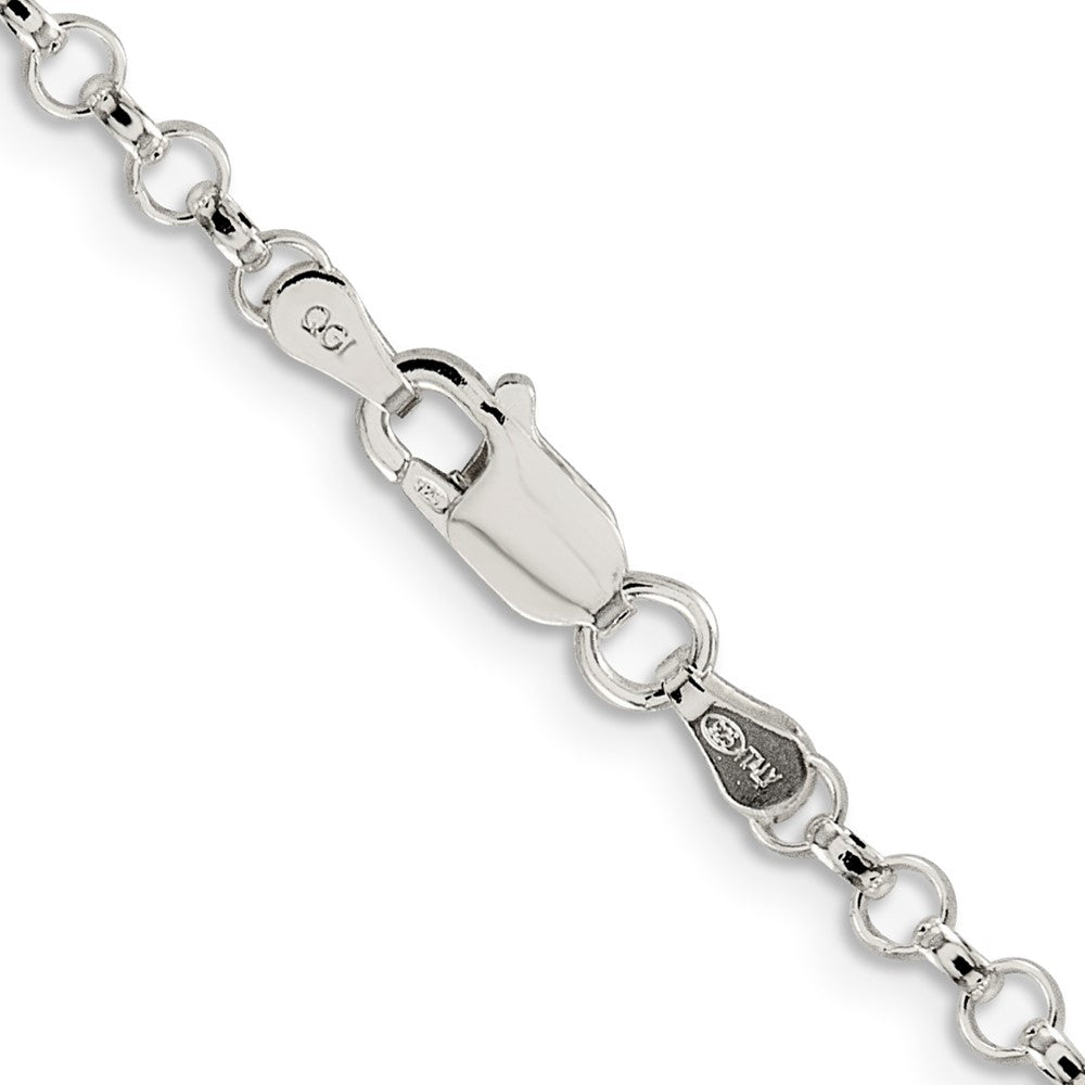 Sterling Silver 3.5mm Rolo ChainQFC74