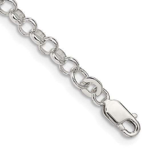 Sterling Silver 4mm Rolo Chain QFC75-8
