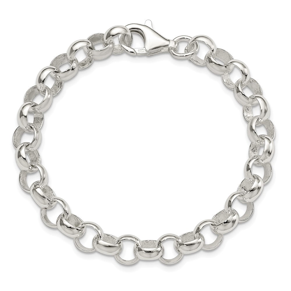 Sterling Silver 8.00mm Belcher Light Bracelet QFC79-7.5