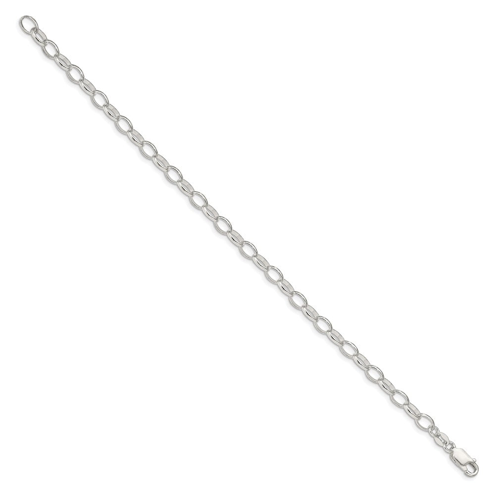 Sterling Silver 5mm Fancy Rolo Chain QFC88-8