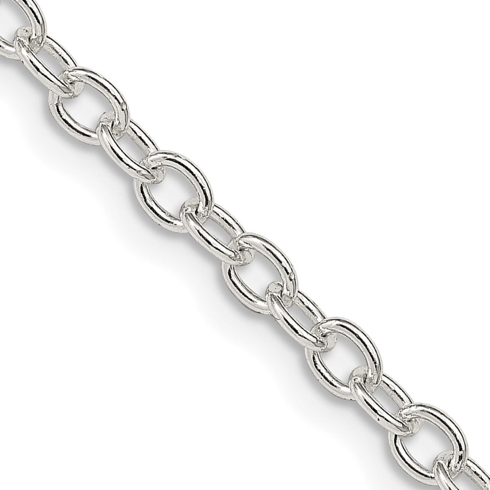 Sterling Silver 3.75mm Oval Cable ChainQFC94