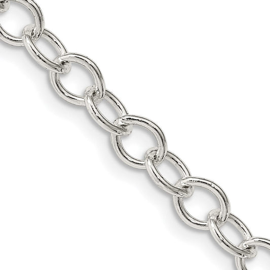Sterling Silver 5.3mm Oval Cable ChainQFC95