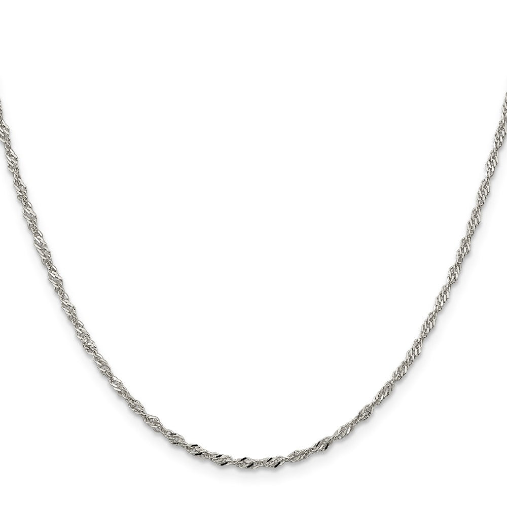 Sterling Silver 2mm Singapore ChainQFC99
