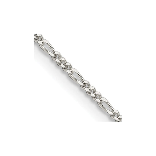 Sterling Silver 1.4mm Figaro ChainQFG040