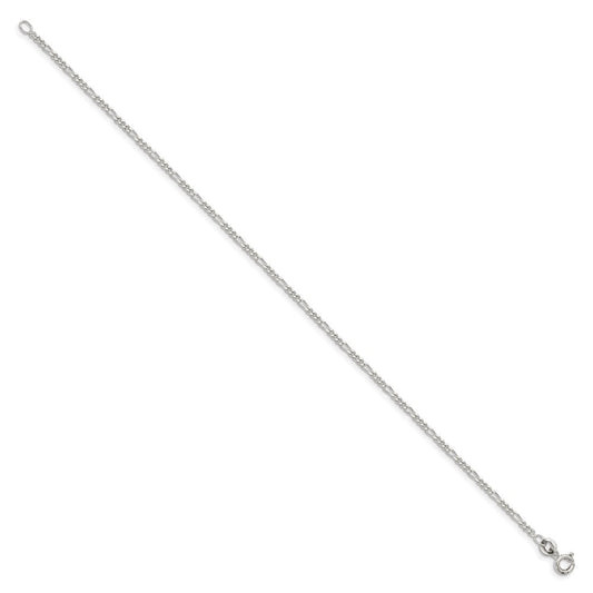 Sterling Silver 1.75mm Figaro Chain QFG050-8