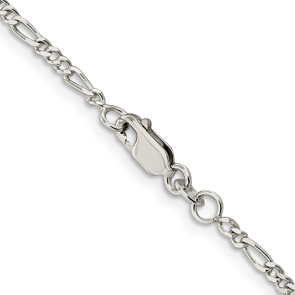 Sterling Silver 2.25mm Figaro ChainQFG060