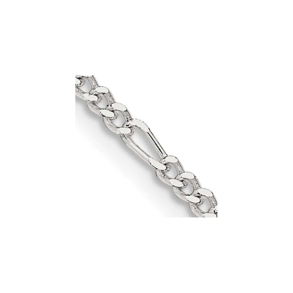 Sterling Silver 2.25mm Figaro ChainQFG060
