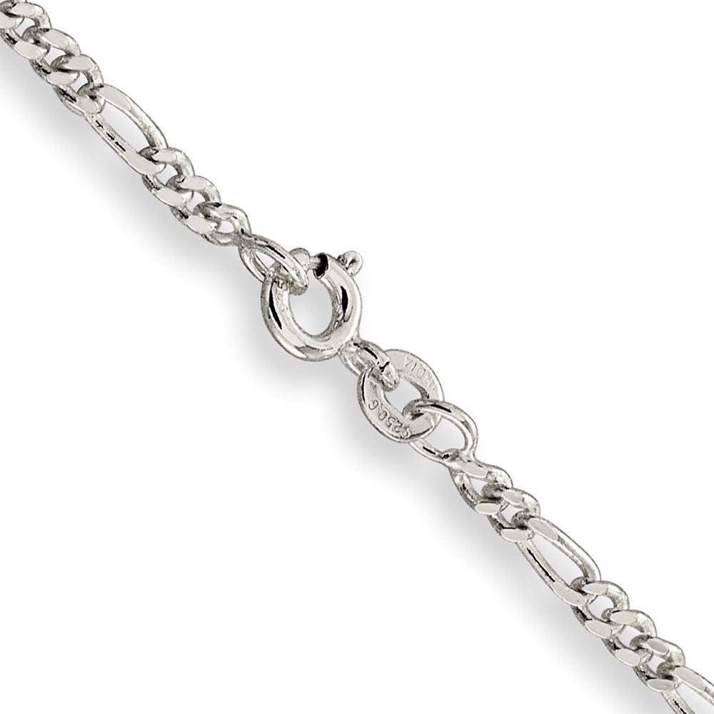 Sterling Silver 2.5mm Figaro ChainQFG070