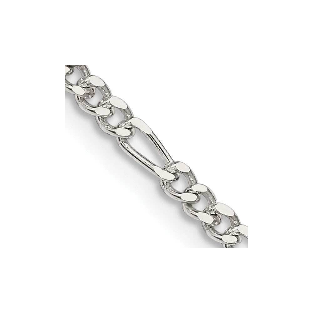 Sterling Silver 2.5mm Figaro ChainQFG070