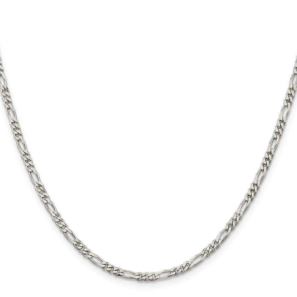 Sterling Silver 2.85mm Figaro ChainQFG080