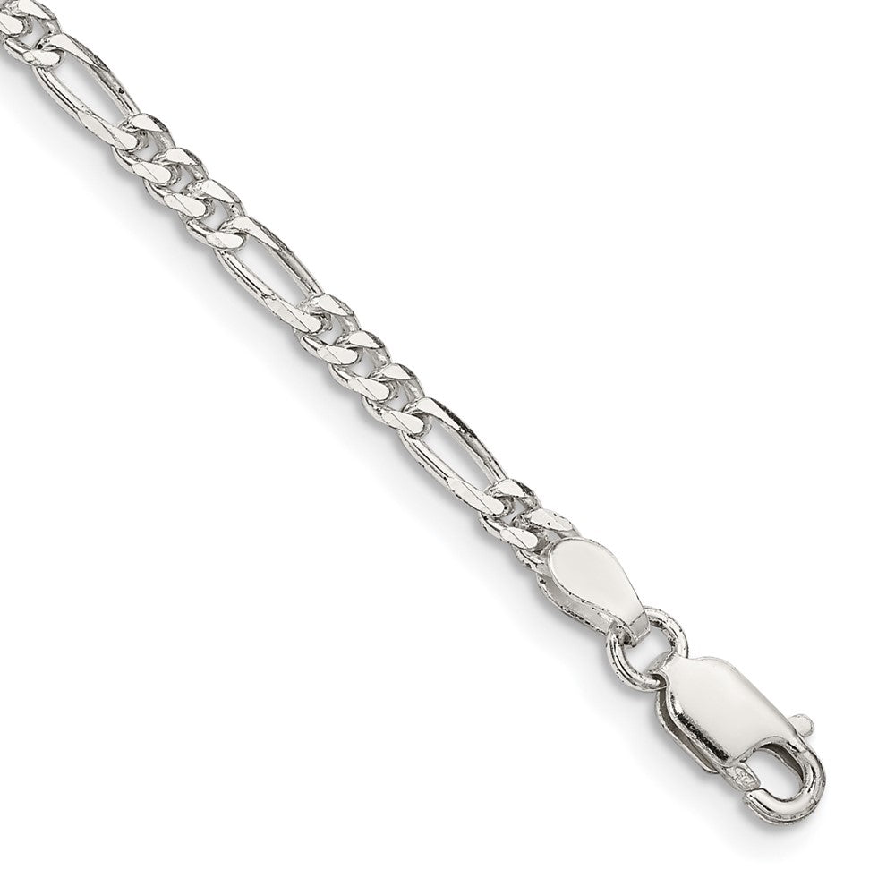 Sterling Silver 2.85mm Figaro Chain QFG080-8