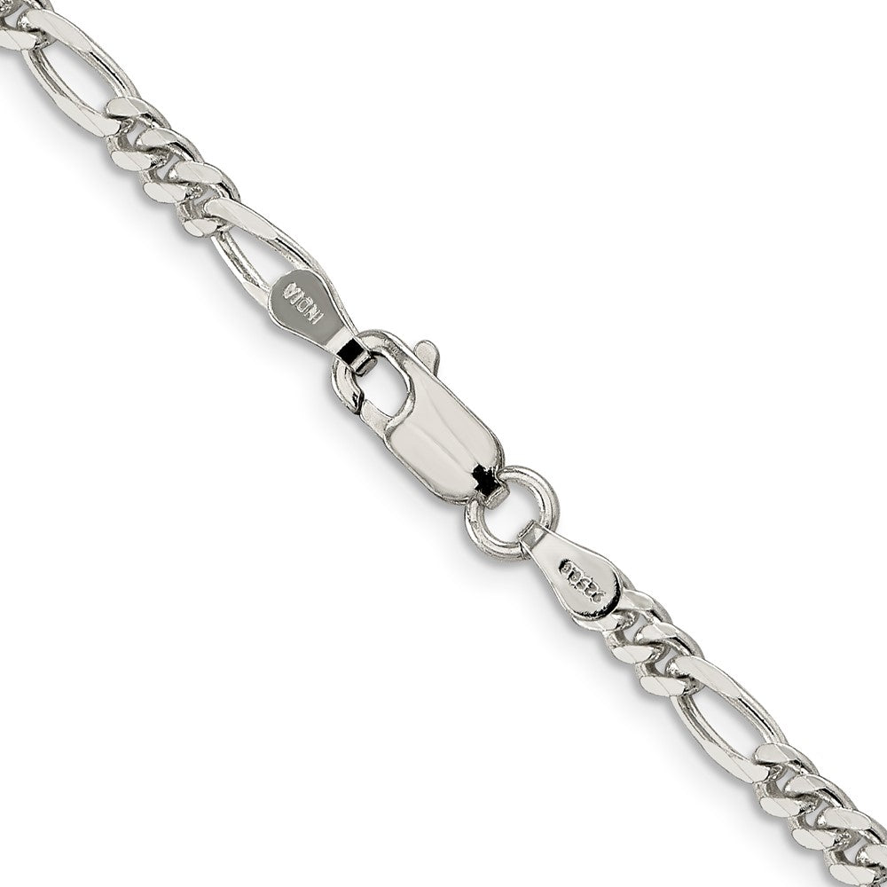 Sterling Silver 3.5mm Figaro ChainQFG100