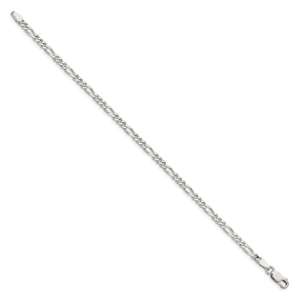 Sterling Silver 3.5mm Figaro Chain QFG100-8