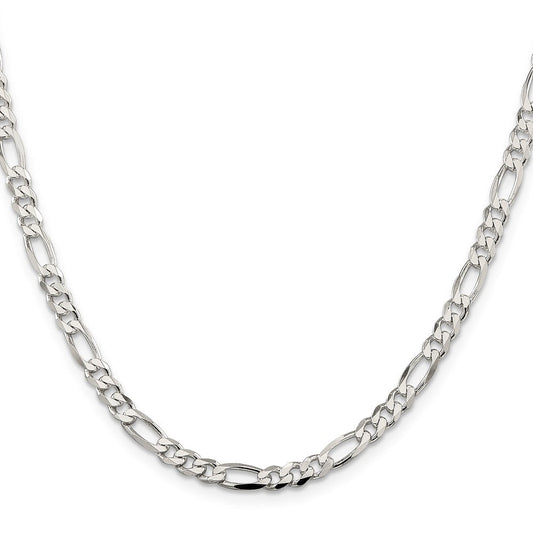 Sterling Silver 4.5mm Figaro ChainQFG120