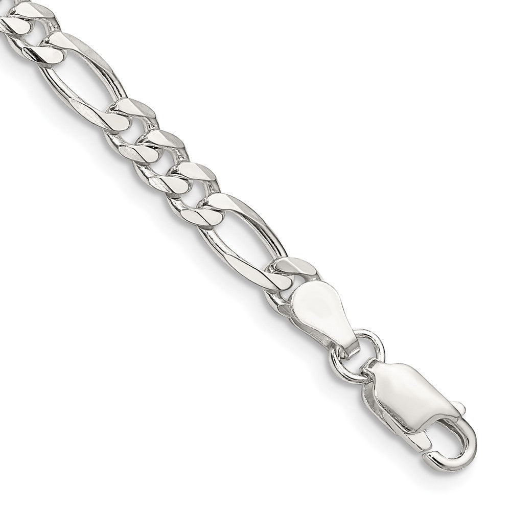Sterling Silver 4.5mm Figaro Chain QFG120-8