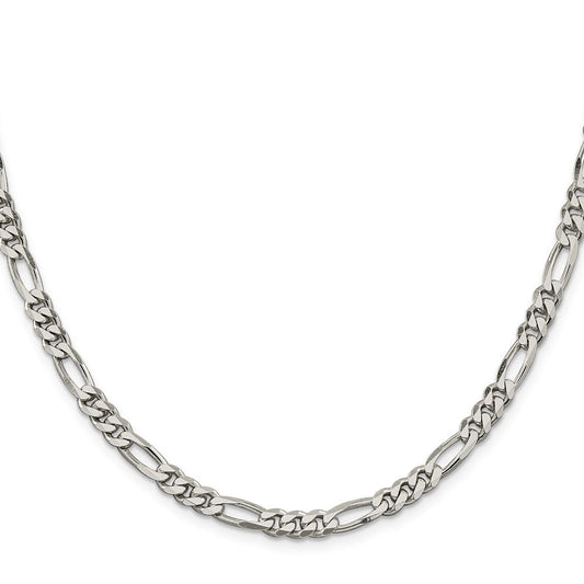 Sterling Silver 5.5mm Figaro ChainQFG150