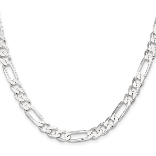 Sterling Silver 7.5mm Figaro ChainQFG200