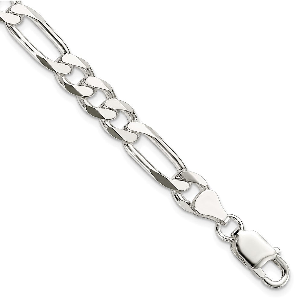 Sterling Silver 7.5mm Figaro Chain QFG200-7