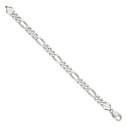 Sterling Silver 8mm Figaro Chain QFG220-8