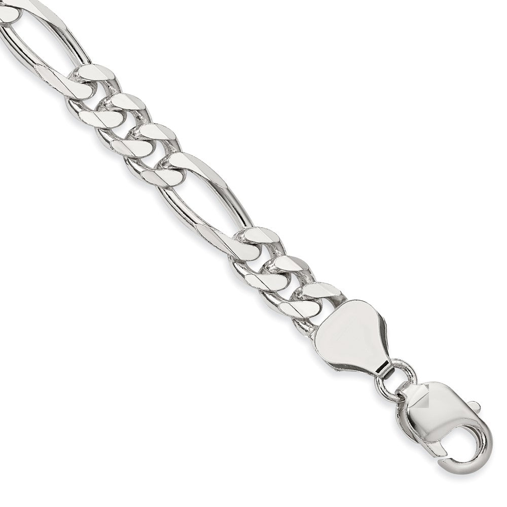 Sterling Silver 8mm Figaro Chain QFG220-8