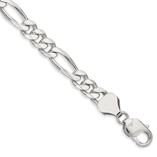 Sterling Silver 8mm Figaro Chain QFG220-8