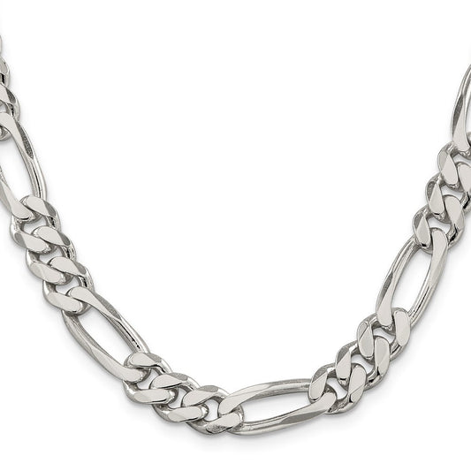 Sterling Silver 9mm Figaro ChainQFG250