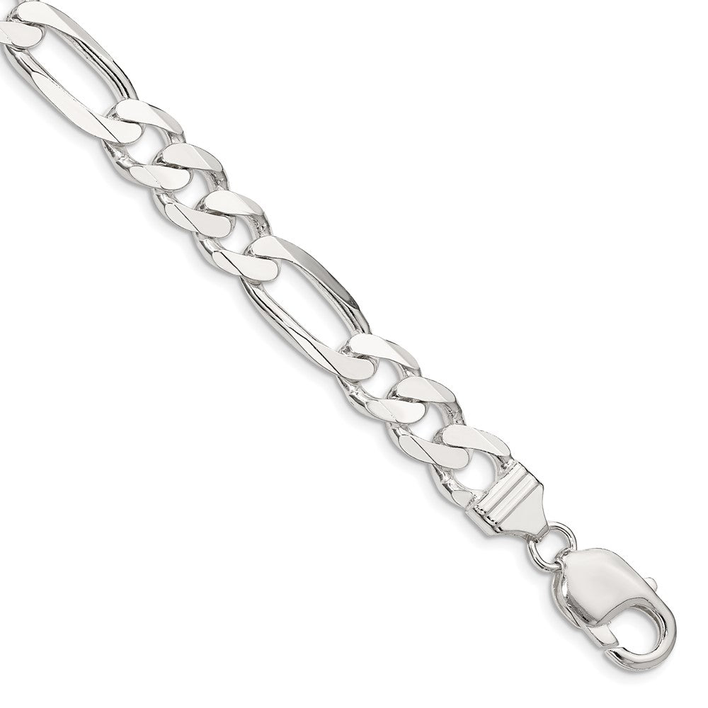 Sterling Silver 9mm Figaro Chain QFG250-8