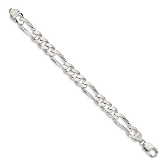 Sterling Silver 10.75mm Figaro Chain QFG300-8